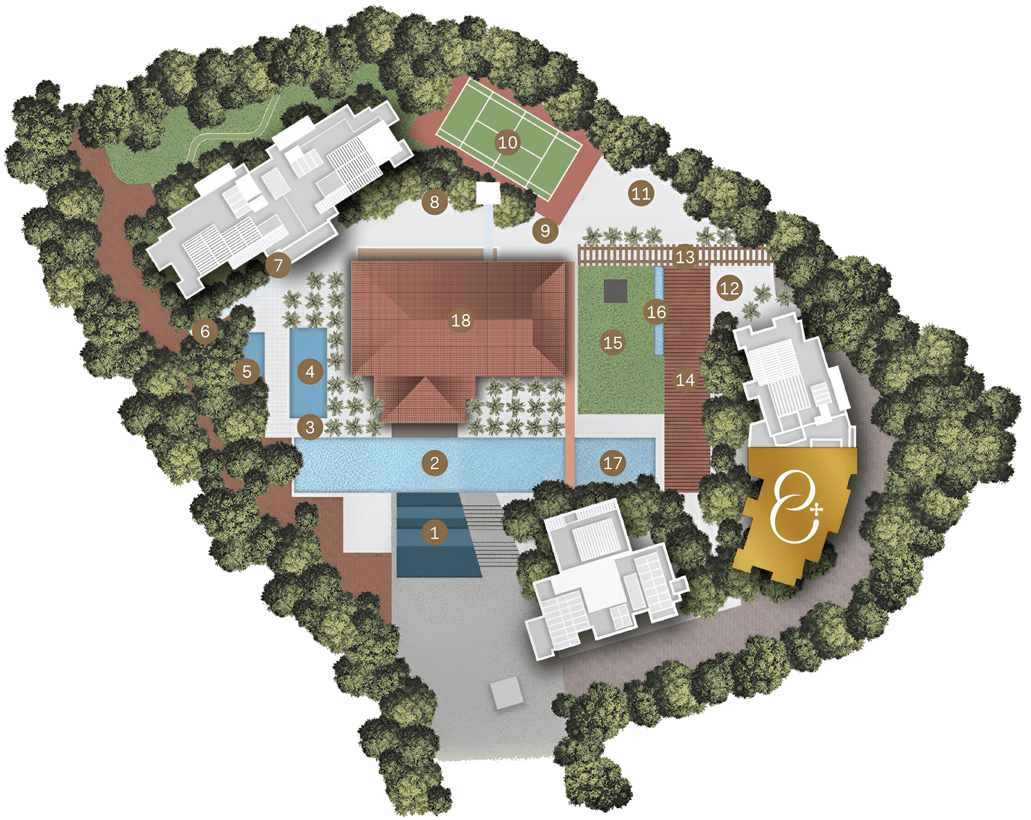 Site Plan without legend and transparent background